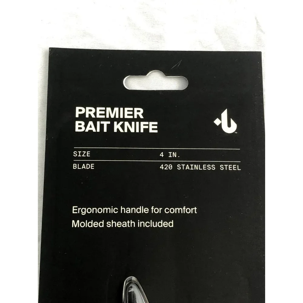 H2OX Premier Bait Knife 4 inch 420 Stainless Steel Fishing with Sheath